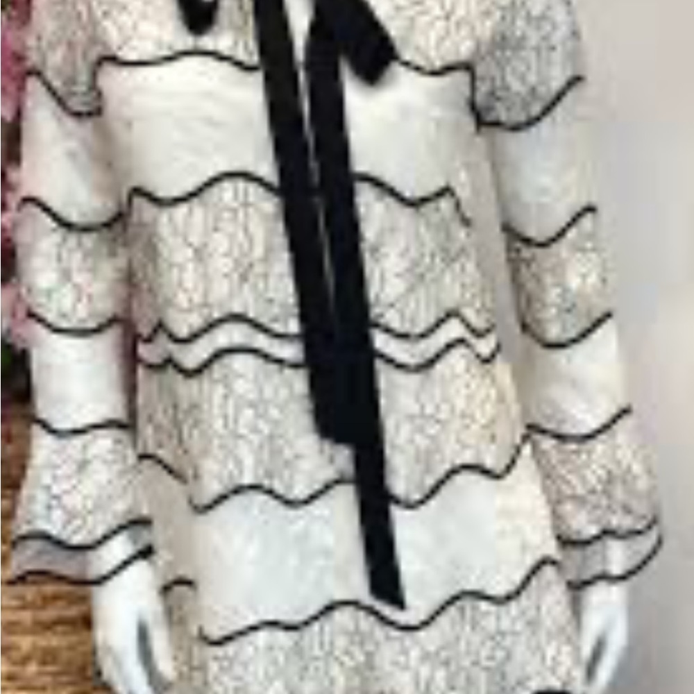 Sachin + Babi Monochrome Lace Dress